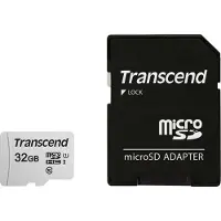 Transcend 32GB microSDHC-kaart 300S-A UHS-I U1 V10