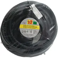 Bellson verlengsnoer 10 meter randaarde rubber