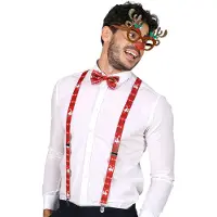 Widmann - Kerst accessoireset rendieren voor volwassenen