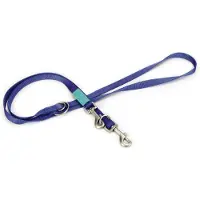 Beeztees Nylon dressuurlijn uni blauw 200x20