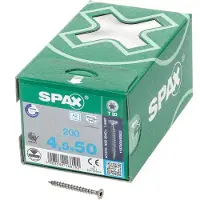 Spax 1197000450503 Verzinkkopschroef 4.5 mm 50 mm T-STAR plus RVS 200 stuk(s)