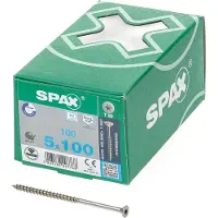 Spax 0197000501003 R 88091 Senkkopf T-STAR TG Verzonken houtschroef 5 mm 100 mm T-STAR plus RVS A2 100 stuk(s)