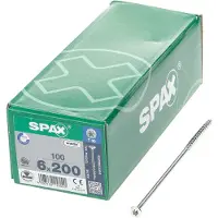 Spax Seko-T-Tg 880910190060200 Verzonken schroeven 6 mm 200 mm T-STAR plus Staal WIROX 100 stuk(s)