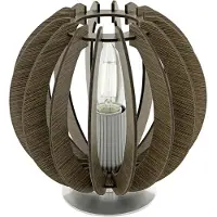 Eglo tafellamp Cossano nikkel 40W