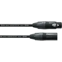 Cordial CPM 7,5 FM XLR Verbindingskabel [1x XLR-bus - 1x XLR-stekker] 7.50 m Zwart