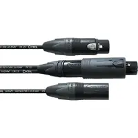 Cordial CPM0.15CONV-FM Peak XLR ConvertCon / XLR (female) + XLR (male) 15 cm