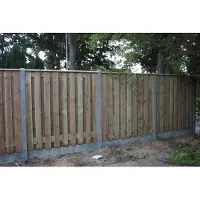 Intergard Hout beton schutting grijs 200x190cm (per set)