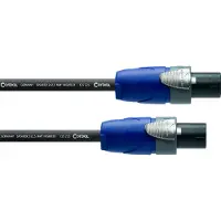 Cordial Luidspreker Kabel [1x SPK-stekker - 1x SPK-stekker] 2 x 2.5 mm² 3.00 m Zwart
