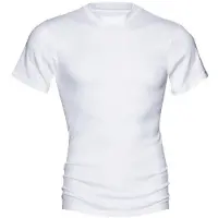 Mey Noblesse Regular Fit T-Shirt ronde hals wit, Effen