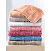 Cawö Handdoek Cawö Noblesse Uni Zand (50 x 100 cm) (set van 3)