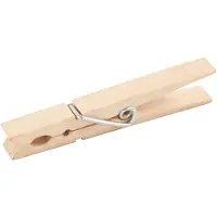 Packlinq Mini knijpers, l: 80 mm, b: 10 mm, berkehout, 150stuks