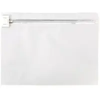 Packlinq Plastic Zakken Mat Wit 30,5x10,2x22,9cm met Kindveilige Sluiting