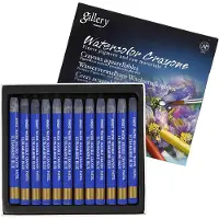 Packlinq Aquarelkrijt, dikte 8 mm, l: 9,3 cm, ultramarine (339), 12stuks