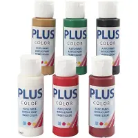 Packlinq Plus Color acrylverf, Kerst verf, 6x60ml