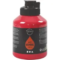 Packlinq Pigment Art School, primary red, semi-opaque, good fade resistant, 500ml