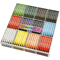 Packlinq Colortime kleurkrijt, dikte 11 mm, l: 10 cm, diverse kleuren, 288stuks