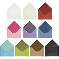 Packlinq Enveloppen, afm 11,5x16 cm, 100 gr, diverse kleuren, 30dozen