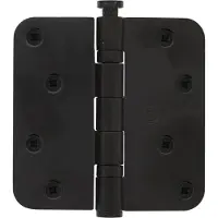 Intersteel Kogellagerscharnier Rotura afgerond tot 70kg zwart