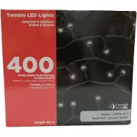 Kaemingk Kerstverlichting LED Twinkle 400 lampjes 20 m koud wit