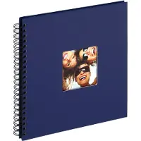 Walther design SA-110-L Fun - Spiraal album - Formaat 30 x 30 cm - - Blauw
