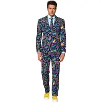 Opposuits Mr. Vegas - 100% Polyester - Landen & Culturen | Maat 52