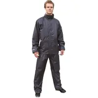Result Grote maten zwart All Weather regenpak voor volwassenen 3xl 48/58