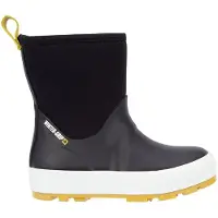 Winter-Grip Snowboot Winter-Grip Junior Neo Welly Zwart Mosterd-Schoenmaat 29