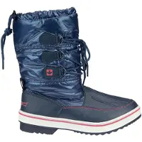 Winter-Grip Snowboot Women Glossed Trotter II Marine Fluorroze Beige-Schoenmaat 40