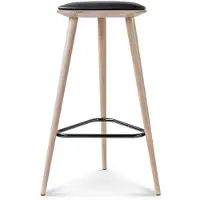 Fameg Finn houten barkruk whitewash 78 cm