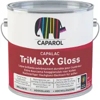 Caparol Capalac Trimaxx Gloss | Hoogglans Lakverf Buiten 1 LTR - Wit