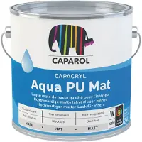 Caparol Capacryl Aqua PU Mat | Matte Lakverf Binnen 1 LTR - Wit