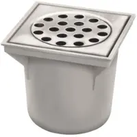 HorecaTraders Emmer Vloer Put | ABS | 45 l/min | Onderuitlaat