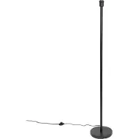 QAZQA Moderne vloerlamp zwart zonder kap - Simplo