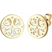 Elli - Elli Oorbellen Ornament Oosters Filigraan 925 Zilver Dames