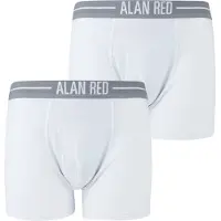 Alan red Boxershort Wit 2Pack