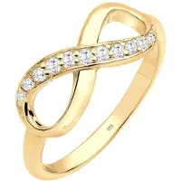 Elli Ring 'Infinity' goud / transparant