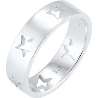 Elli - Elli Ringen Dames Sterren Astro Uitgesneden in 925 Sterling Zilver