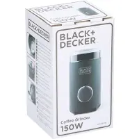 Black & Decker BXCG150E elektrische koffiemolen - Mat zwart