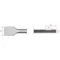 Rotec 6-kant Spadebeitel 50x400mm 6-kant ø19,0 met uitsparing - 2153521