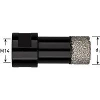 Rotec Graniet tegelboorkroon M14 opname 18 mm PREMIUM - 7574018 - 757.4018