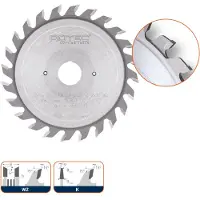 Rotec HM voorritszaagblad v. 554.5, ø100x2,8 - 3,6x22mm Z=2x12 WZ - 5546010 - 554.6010