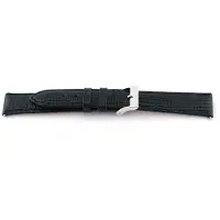 Claudio Calli Horlogeband C160 Lizard Zwart 12x10 mm