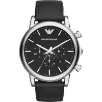 Giorgio Armani Luigi Heren Horloge Zwart AR1828