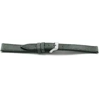 Claudio Calli Horlogeband F817 H79 Leder Zwart Grijs 18x16 mm