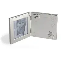Zilverstad - Fotolijst Happy Baby 10x10 cm verzilverd