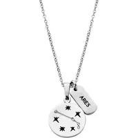 CO88 Collection Dames Pendentief Hanger Ketting - CO88 Collectie 8CN-26064 Zilver
