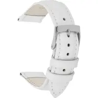 Claudio Calli Horlogeband F509 Dover Wit Zilver 18x16 mm