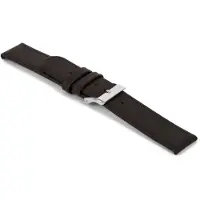 Claudio Calli Horlogeband F400Z Classic Bruin Zilver 18x18 mm