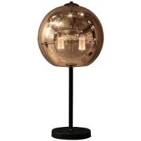Freelight Tafellamp Visiera 30cm Zwart/Smoke Glas
