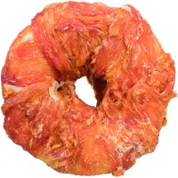 Trixie denta fun chicken chewing ring 50x110 gr 10x10 cm - Hondensnack